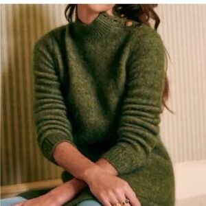 Olive Green Sezane’s sweater dress